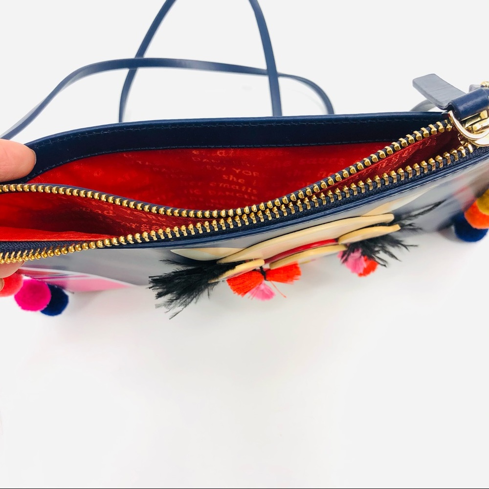 ✨Kate Spade Winking Camel Blue Multicolored Bag - Picture 13 of 16